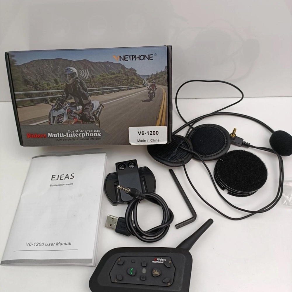 Riders by Lee Motorcycle Bluetooth Headset Kit - Black